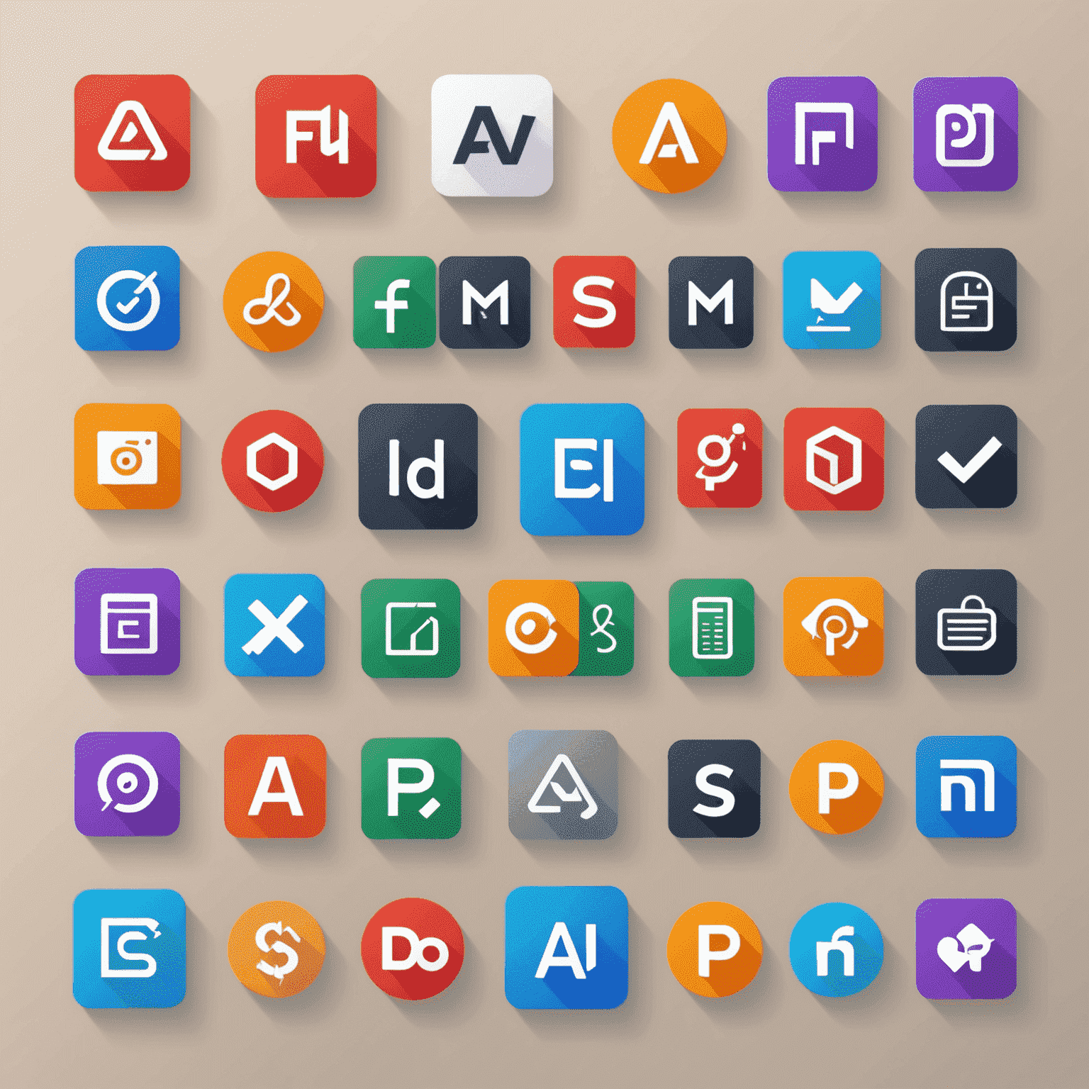 Imagen que muestra varios iconos de herramientas de diseño web como Adobe Creative Suite, Sketch, Figma, y Visual Studio Code